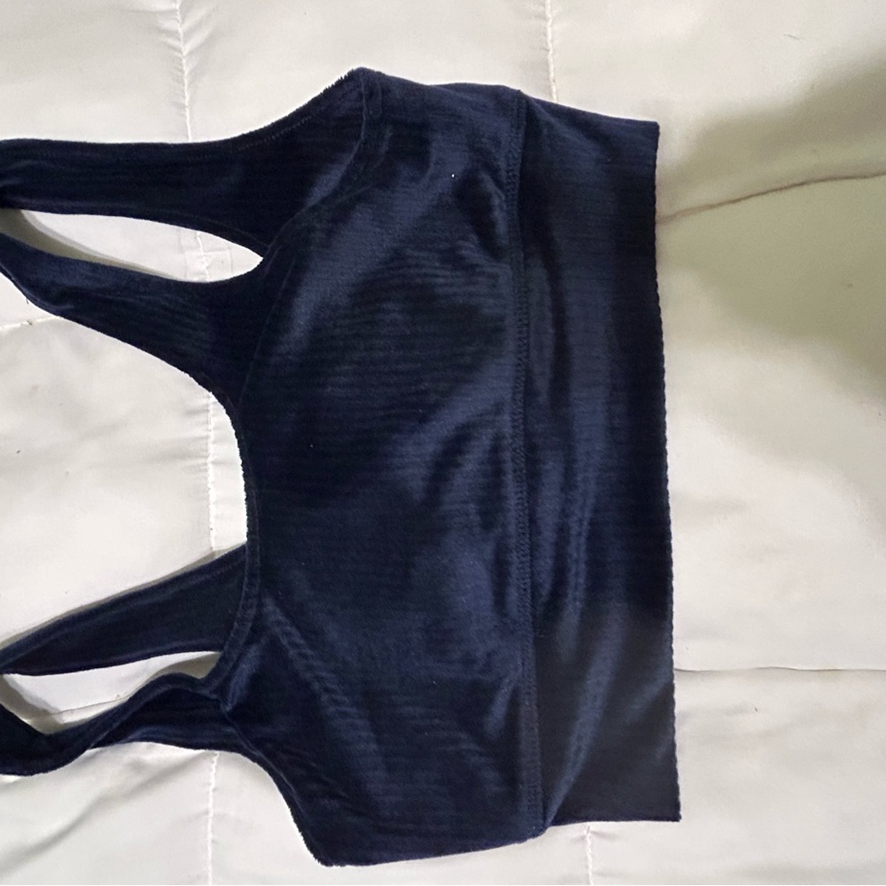Z Supply Navy Sports Bra nwot